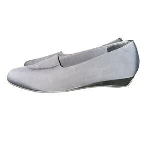 Vionic Powell Flats Women's Sz 8 Black Fabric Stretch Slip On Shoes Arch Support